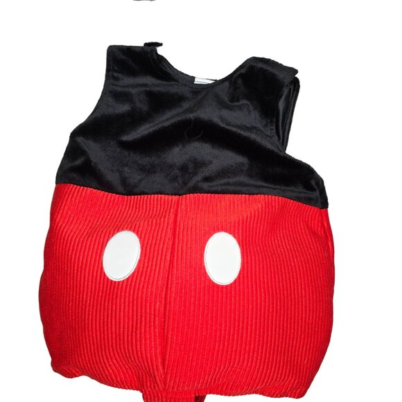 Disney Mickey Mouse Baby Costume 6-12M Hooded Romper With Gloves halloween - Picture 6 of 8